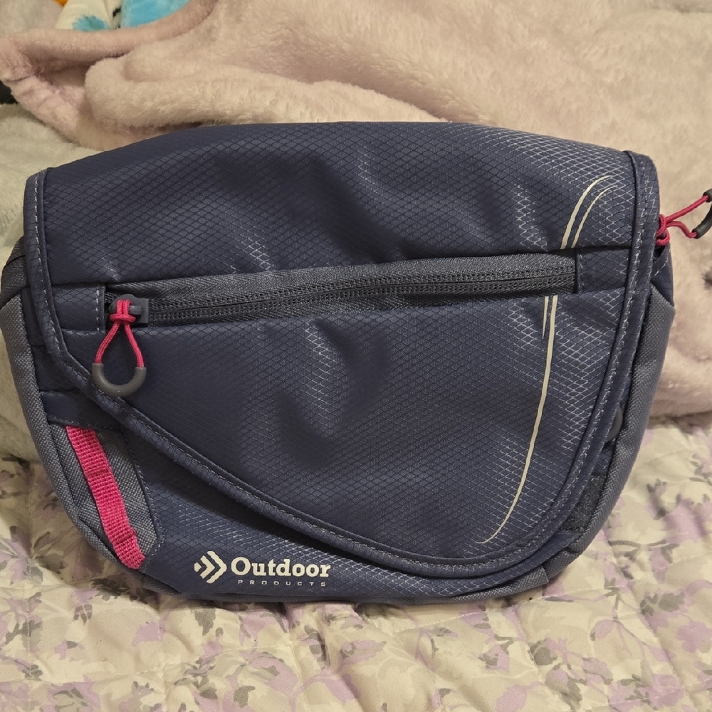 Navy Grey Crossbody Bag